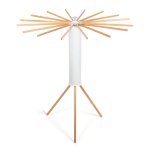 Todeco etendoir linge interieur, s�choir � rayons en �ventail en bois, s�choir � linge pliant pour le ...