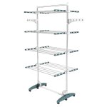 Todeco s�choir � linge pliant � 4 niveaux, etendoir � linge int�rieur en acier inoxydable, avec barre ...