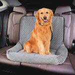 Todeco si�ge auto pour chien de grande et moyenne taille, siege auto chien lavable avec ceintures, sangles ...