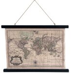 Toile d�co globe terrestre � suspendre