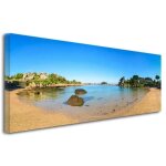 Toile imprime paysage, tableau dcoration murale, photo sur toile grand format, cadre deco toile plage ...
