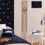 Toise enfant - espace bleu