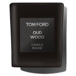 Tom ford oud wood candle bougie en cire rond noir