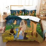 Tom&jerry parure de lit imprim��e en d pi��ces, housse de couette en polycoton douce et confortable, ...