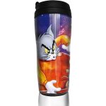Tom and jerry travel coffee mugs double wall vacuum tumblers insulated thermos mug - 12 oz