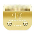 Tondeuse amovible pour chien en cramique, lame pro, compatible avec les tondeuses andis, oster a5, wahl, ...
