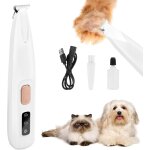 Tondeuse chien, tondeuse coussinet chien, usb rechargeable pince tondeuse, tondeuse a poils etanche pour ...