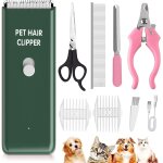 Tondeuse pour chien, kit de toilettage pour chien rechargeable et sans fil, tondeuse pour chat, tondeuse ... Tondeuse pour chien, kit de toilettage pour chien rechargeable et sans fil, tondeuse pour chat, tondeuse ...