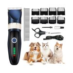 Tondeuse electrique silencieuse pour animaux de compagnie pro, rasoir pour chien, ensemble de rasoirs ...