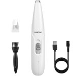 Tondeuse a poils de patte pour animaux domestiques, kit de toilettage rechargeable, multifonctionnel ...