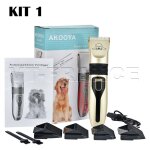 Tondeuse pro rechargeable pour chiens silencieuse, modele: kit 1