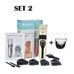 Tondeuse pro rechargeable pour chiens silencieuse, modele: set 2