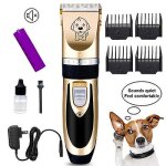 Tondeuse rechargeable pour animaux - rasoir pour chien et chat - finition argent�e - soin du pelage