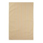 Torchon imprim� en coton jaune 50x75cm