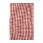 Torchon imprim� en coton orange 50x75cm