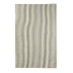 Torchon imprim� en coton vert 50x75cm