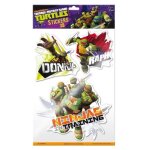 Autocollants 3d - nickelodeon - tortues ninja - 41cm x 29cm - d�coration enfant - licence officielle