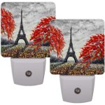 Tour eiffel erable veilleuses avec capteur intelligent led veilleuse pour chambre couloir escaliers econome ...