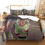 Toy story ensemble housse de couett imprim�� d et taie d'oreiller , ultra doux microfibre hypoallerg��nique ...