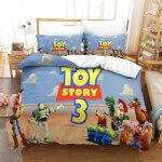 Toy story ensemble housse de couett imprim�� d et taie d'oreiller , ultra doux microfibre hypoallerg��nique ...