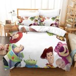 Toy story ensemble housse de couett imprim�� d et taie d'oreiller, ultra doux microfibre hypoallerg��nique ...