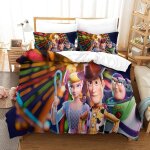 Toy story housse de couette �� th��me imprim��e en d ensemble de literie en microfibre douce ensemble ...