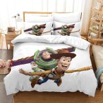 Toy story impression en d sets housse de couette avec taies d'oreiller microfibre literie parure de de ...
