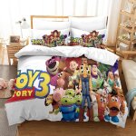 Toy story parure de lit motif cartoon character d, en microfibre douce parure de lit avec housse de couette ...
