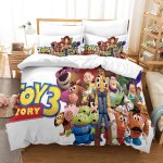 Toy story pcs housse de couette cartoon character ensemble de housse de couette imprim�� d taie d'oreiller ...