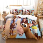 Toy story th��me d'impression d housse de couette en microfibre douce ensemble de literie pi��ces avec ...