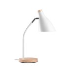 Tracer desk lamp scandi white traosw47235
