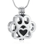 Trahoo - bijou de crmation pour animal de compagnie - collier pour cendres - collier pour cendres d'animaux ...