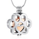 Trahoo - bijou de crmation pour animal de compagnie - collier pour cendres - collier pour cendres d'animaux ...