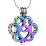 Trahoo - bijou de crmation pour animal de compagnie - collier pour cendres - collier pour cendres d'animaux ...