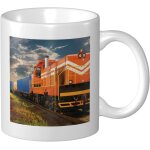 Train de marchandises grande tasse a cafe en ceramique, grande tasse a the pour le bureau et la maison, ...