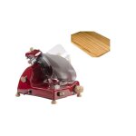 Trancheuse electrique curvy line c220 - 22 cm de lame - crayon detache + kit bois de frne (rouge)