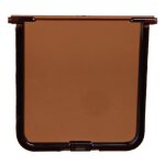 Trappe de chati�re marron trixie