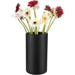 Vase cylindrique - underscore - verre noir mat - 29 cm - 5120 ml - d�coration moderne.