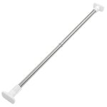 Tringle a rideau t�lescopique r�glable en acier inoxydable durable pour fen�tres et salles de bain - ...