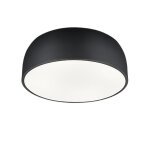 Trio baron plafonnier cylindrique moderne a 4 lumi�res, noir mat