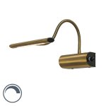 Trio leuchten design / moderne applique murale art dco en bronze avec led - tableau mtal bronze oblongue ...