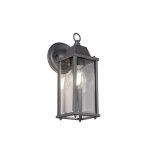 Trio olona lanterne murale d'ext�rieure vintage anthracite ip23