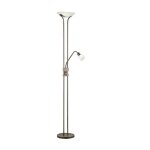 Trio santo ii lampe m�re et enfant classique a 4 lumi�res rouille antique 3000k