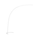 Trio shanghai lampadaire arc moderne blanc 3000k Trio shanghai lampadaire arc moderne blanc 3000k