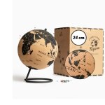 Tripvea globe terrestre 24 cm vintage en lige - mappemonde en lige - ide cadeaux thme voyage et ...