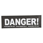 Trixie 2 stickers velcro julius - k9 - l - danger - pour chien