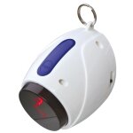 Trixie jouet pour chat pointeur laser automatique 11 cm blanc