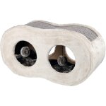 Trixie tunnel a griffer pour chat gris clair / brun / taupe 110  30  38 cm