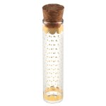 Tube a essai verre pois or bouchon liege 10cm Tube a essai verre pois or bouchon liege 10cm