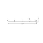 Tube led t5 ledvance g5 36w 5600lm 4000k 190� ip20